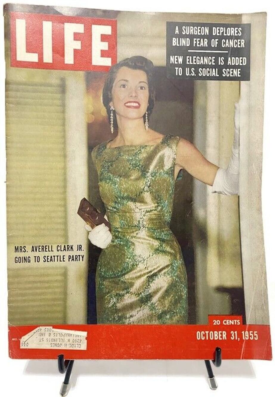 LIFE Magazine October 31 1955 Mrs Averell Clark Jr Cover Maria Callas